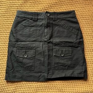 Banana Republic Black Cargo Skirt